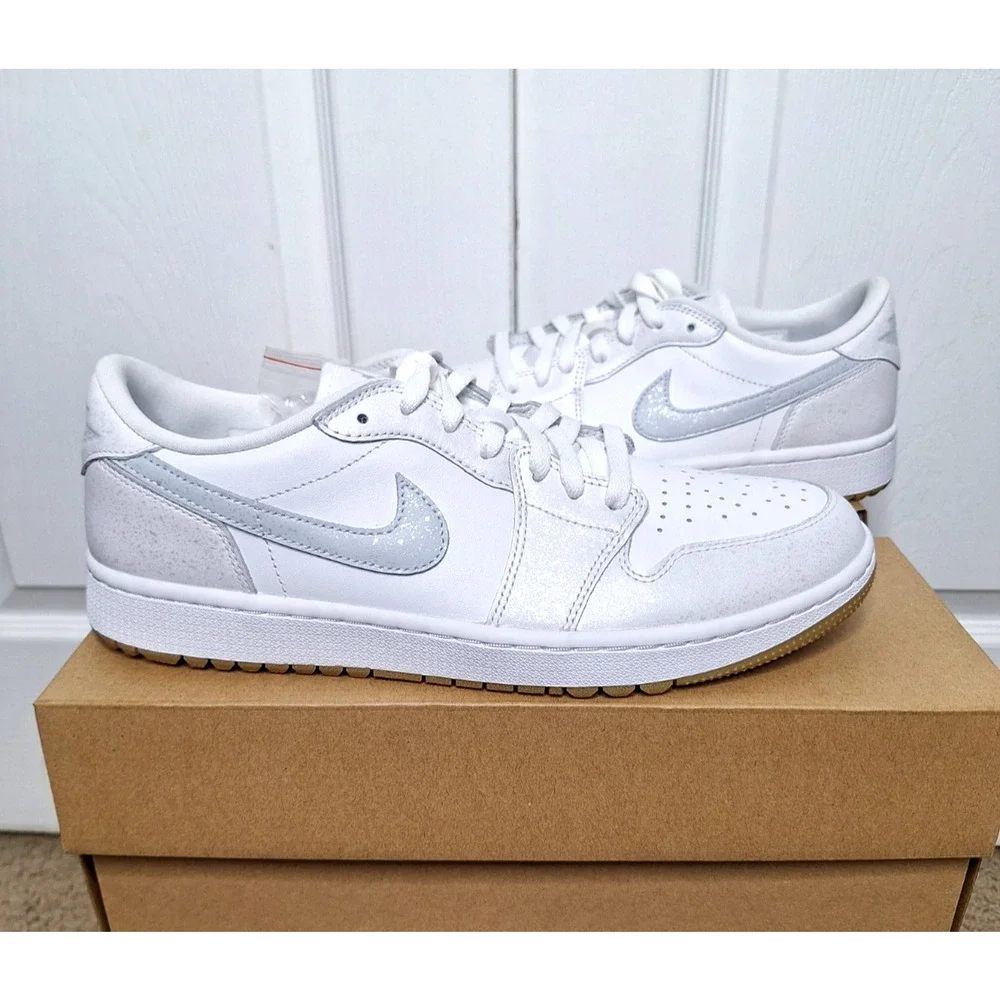 Air Jordan 1 Low G Spikeless Golf DD9315-111 White Gum size 10.5 No Box